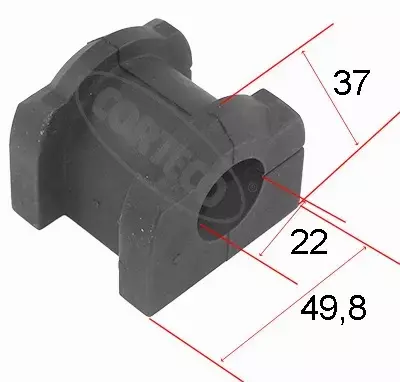 CORTECO GUMA STABILIZATORA 49363593 