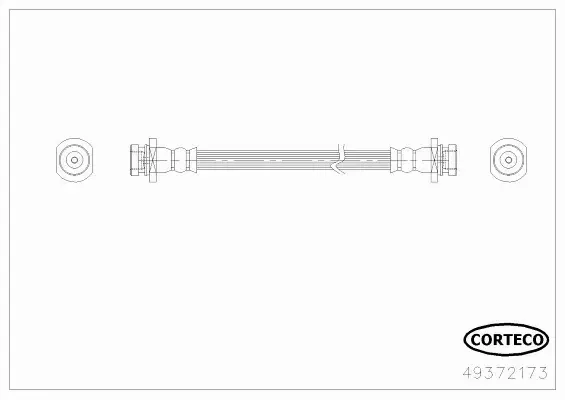 CORTECO PRZEWÓD HAMULCOWY 49372173 