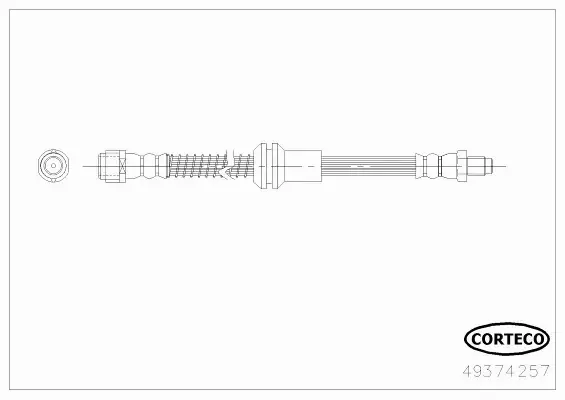 CORTECO PRZEWÓD HAMULCOWY 49374257 