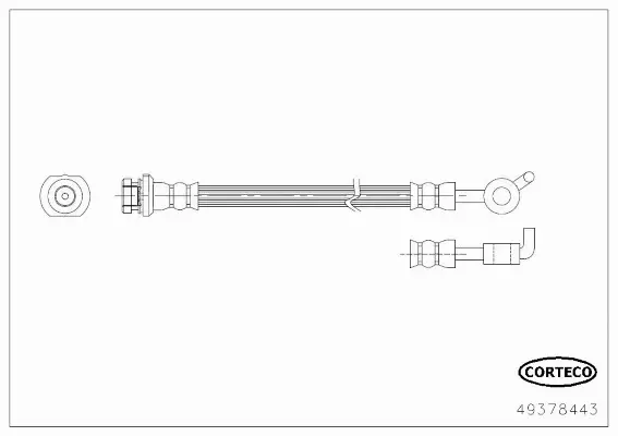 CORTECO PRZEWÓD HAMULCOWY 49378443 