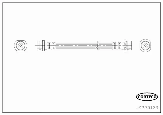 CORTECO PRZEWÓD HAMULCOWY 49379123 