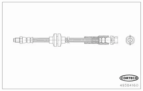 CORTECO PRZEWÓD HAMULCOWY 49384160 