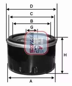 SOFIMA FILTR OLEJU S 7000 R 