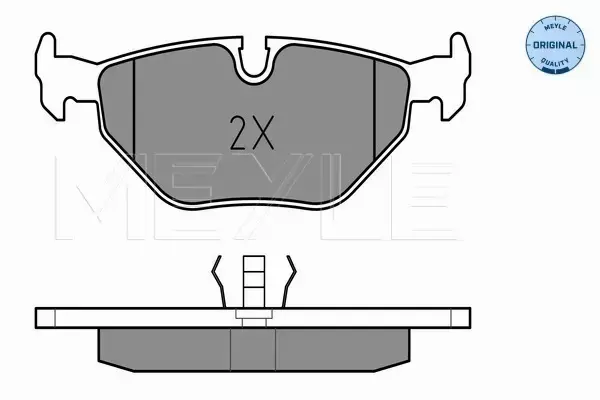 MEYLE KLOCKI HAMULCOWE TYŁ BMW E36 Z1 Z3 