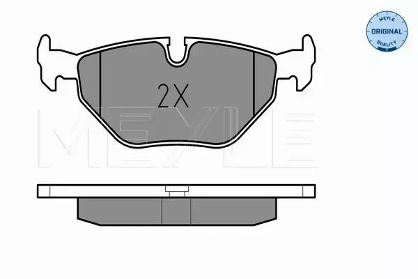 MEYLE KLOCKI HAMULCOWE TYŁ BMW E36 Z1 Z3 