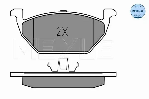 MEYLE TARCZE + KLOCKI PRZÓD VW FOX POLO 9N 6R 