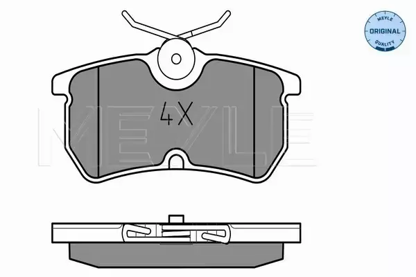 MEYLE TARCZE+KLOCKI TYŁ FORD FOCUS I MK1 253MM 