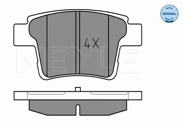 MEYLE KLOCKI HAMULCOWE TYŁ FORD MONDEO MK3 JAGUAR X-TYPE 