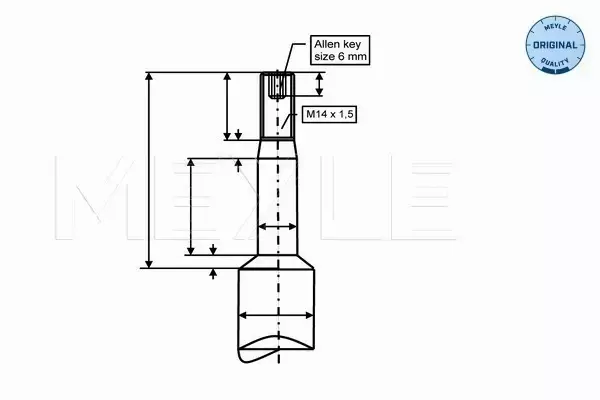 MEYLE AMORTYZATOR PRZÓD 326 624 0006 