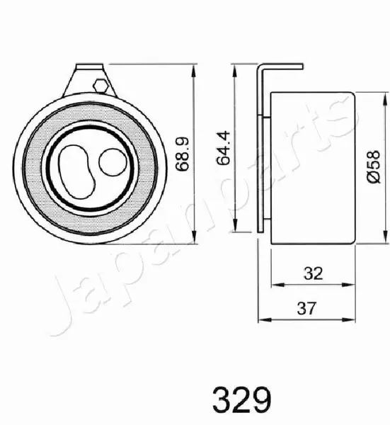 JAPANPARTS ROLKA PASKA ROZRZĄDU BE-329 