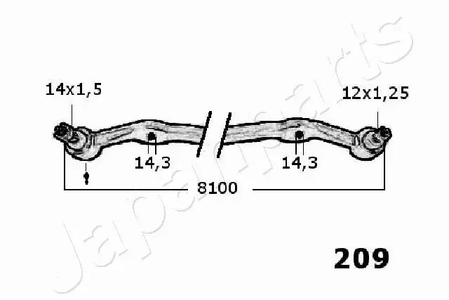 JAPANPARTS DRĄŻEK KIEROWNICZY CR-209 