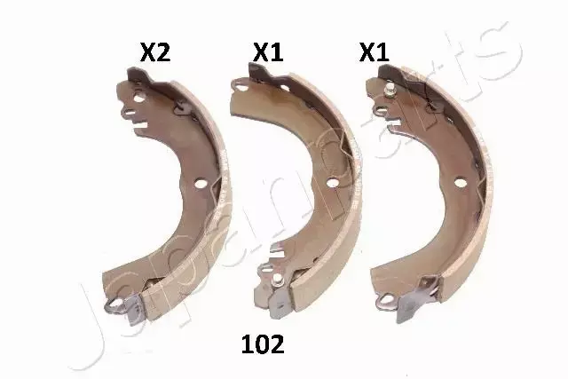 JAPANPARTS SZCZĘKI HAMULCOWE GF-102AF 