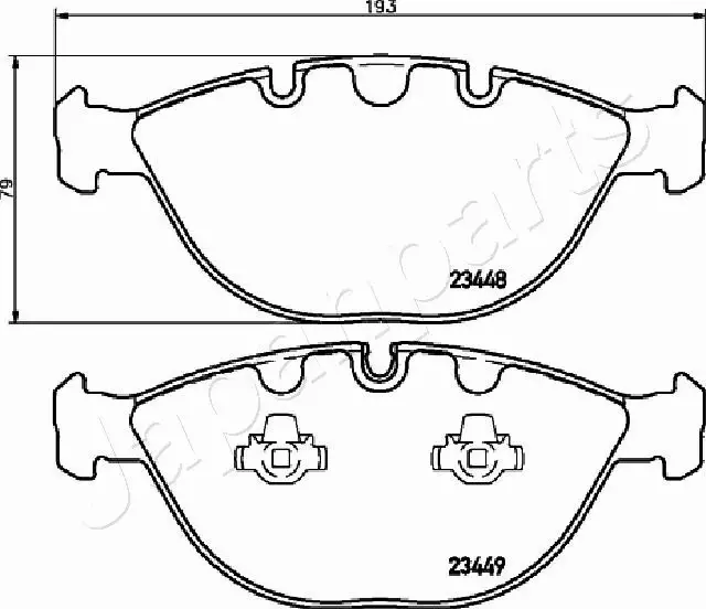 JAPANPARTS KLOCKI HAMULCOWE PA-0131AF 