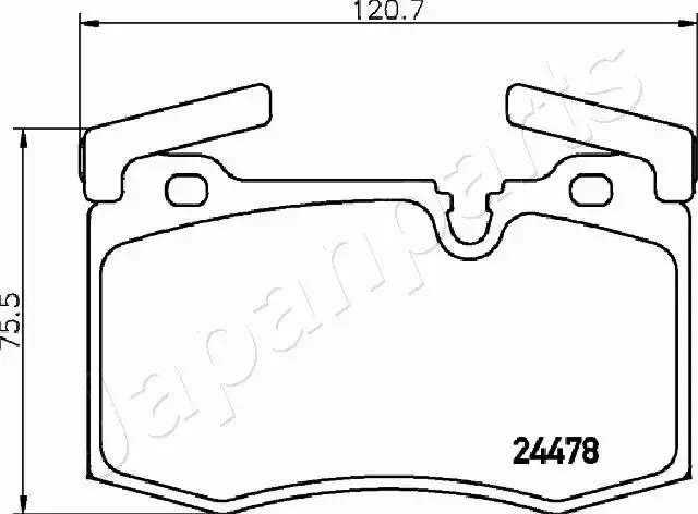 JAPANPARTS KLOCKI HAMULCOWE PA-0137AF 