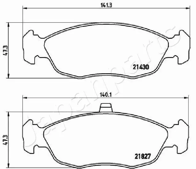 JAPANPARTS KLOCKI HAMULCOWE PA-0633AF 