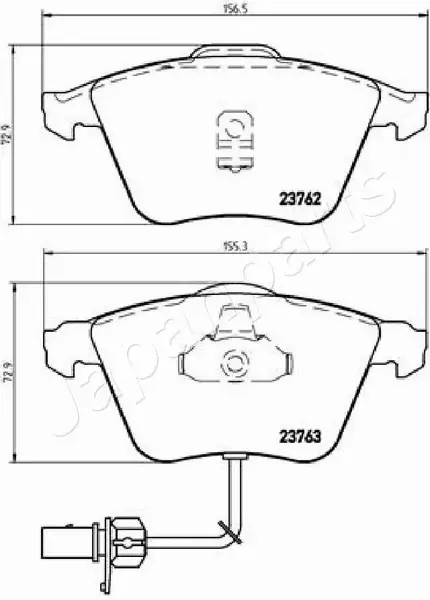 JAPANPARTS KLOCKI HAMULCOWE PA-0921AF 