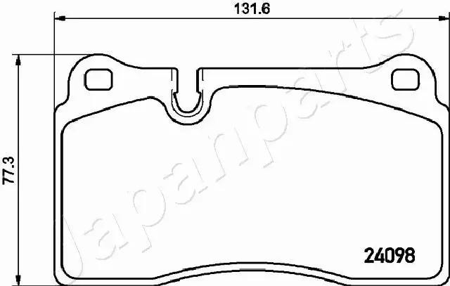 JAPANPARTS KLOCKI HAMULCOWE PA-0933AF 