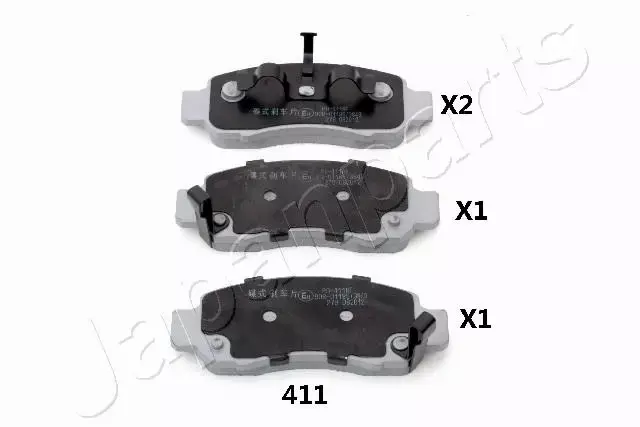 JAPANPARTS KLOCKI HAMULCOWE PA-411AF 