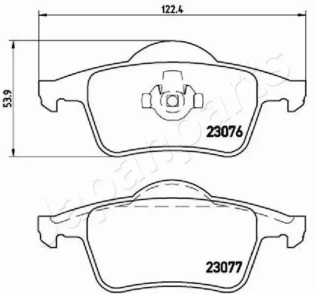 JAPANPARTS KLOCKI HAMULCOWE PP-0317AF 