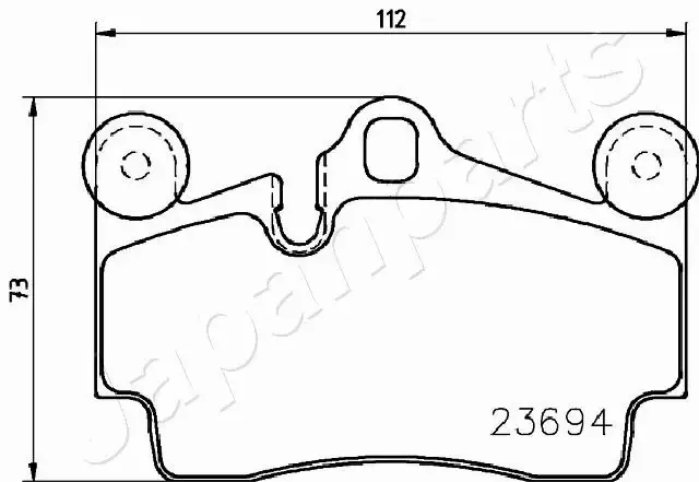 JAPANPARTS KLOCKI HAMULCOWE PP-0918AF 