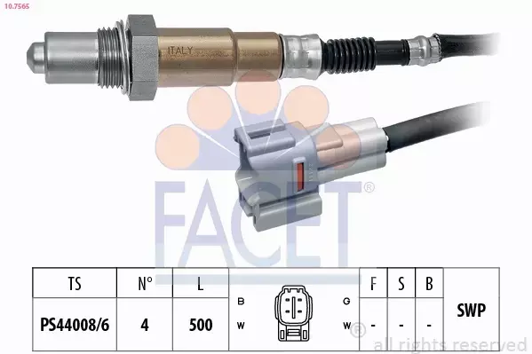 FACET SONDA LAMBDA 10.7565 