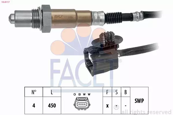 FACET SONDA LAMBDA 10.8117 