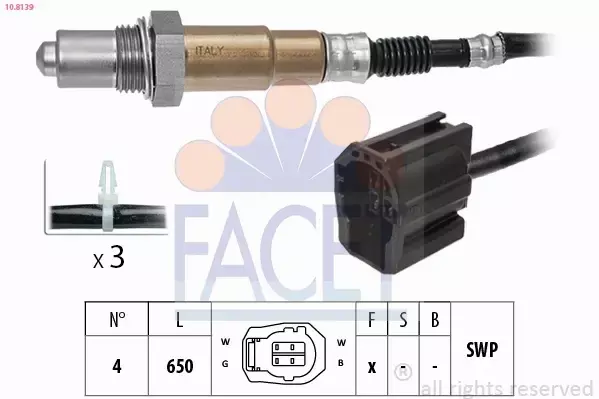 FACET SONDA LAMBDA 10.8139 