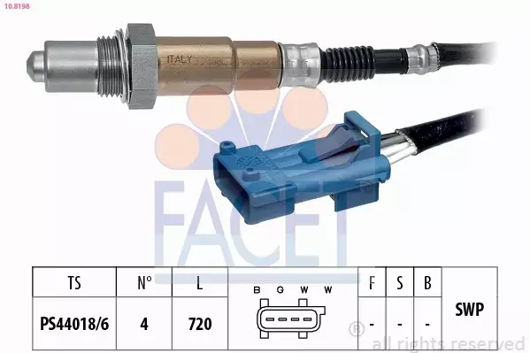 FACET SONDA LAMBDA 10.8198 