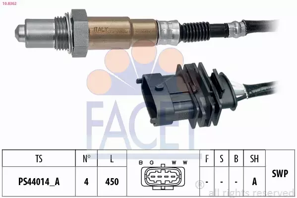 FACET SONDA LAMBDA 10.8362 