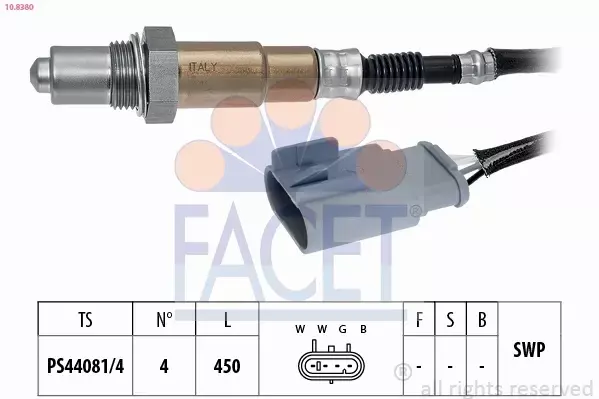 FACET SONDA LAMBDA 10.8380 