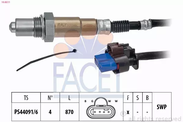 FACET SONDA LAMBDA 10.8511 