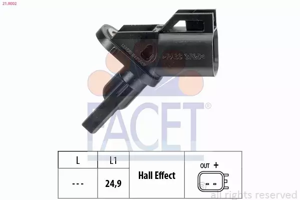 FACET CZUJNIK ABS 21.0002 