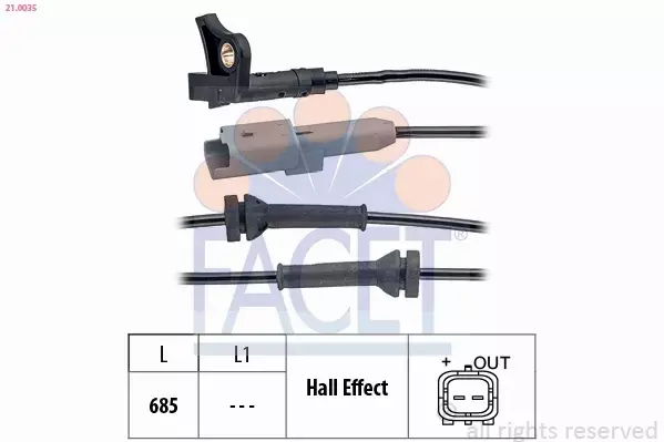 FACET CZUJNIK ABS 21.0035 