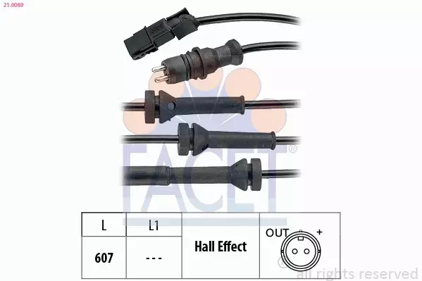 FACET CZUJNIK ABS 21.0069 