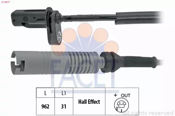 FACET CZUJNIK ABS 21.0077 