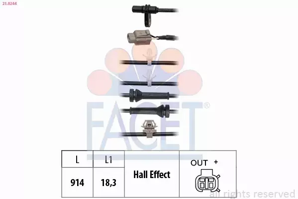 FACET CZUJNIK ABS 21.0244 