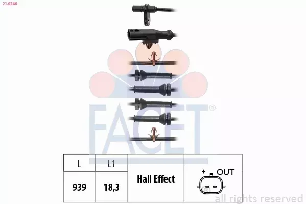 FACET CZUJNIK ABS 21.0246 