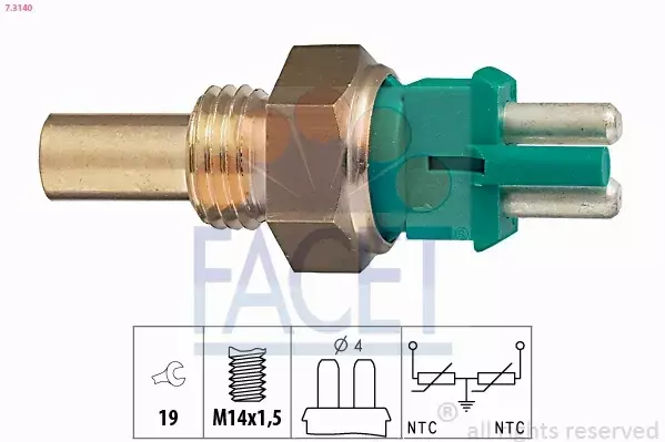 FACET CZUJNIK TEMPERATURY WODY 7.3140 