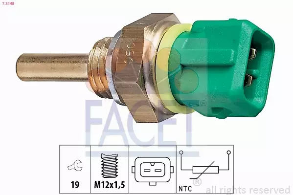 FACET CZUJNIK TEMPERATURY WODY 7.3148 