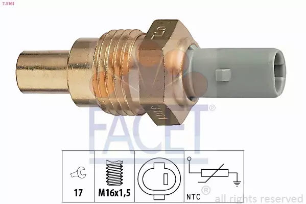 FACET CZUJNIK TEMPERATURY WODY 7.3161 