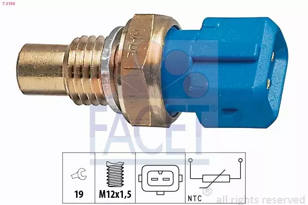 FACET CZUJNIK TEMPERATURY WODY 7.3194 