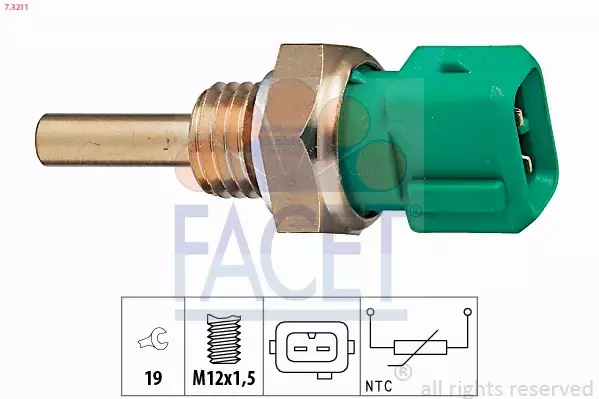 FACET CZUJNIK TEMPERATURY WODY 7.3211 