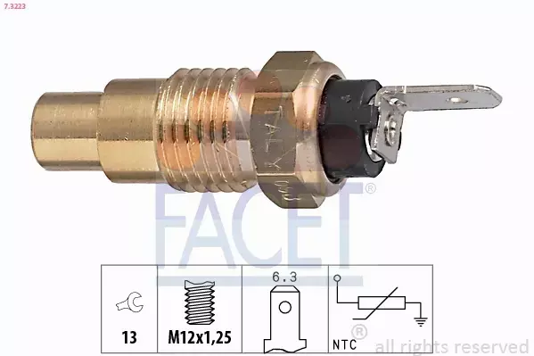 FACET CZUJNIK TEMPERATURY WODY 7.3223 