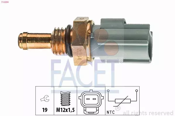 FACET CZUJNIK TEMPERATURY WODY 7.3234 