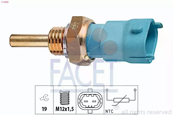 FACET CZUJNIK TEMPERATURY WODY 7.3239 