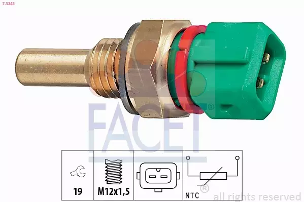 FACET CZUJNIK TEMPERATURY WODY 7.3243 