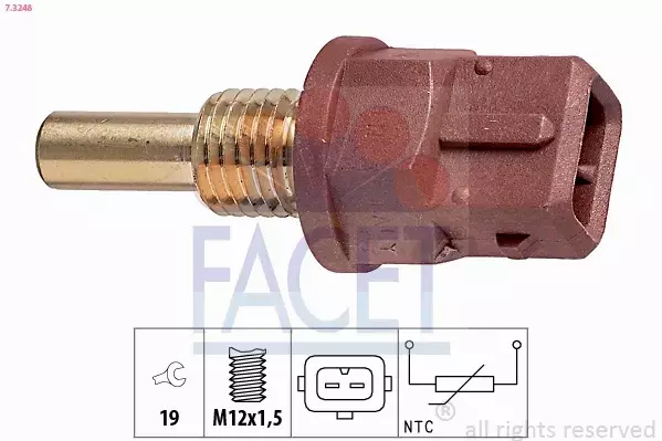 FACET CZUJNIK TEMPERATURY WODY 7.3248 