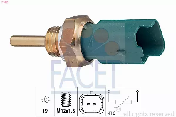 FACET CZUJNIK TEMPERATURY WODY 7.3261 