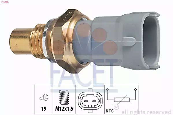 FACET CZUJNIK TEMPERATURY WODY 7.3268 