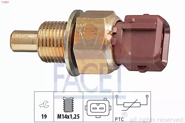 FACET CZUJNIK TEMPERATURY WODY 7.3321 